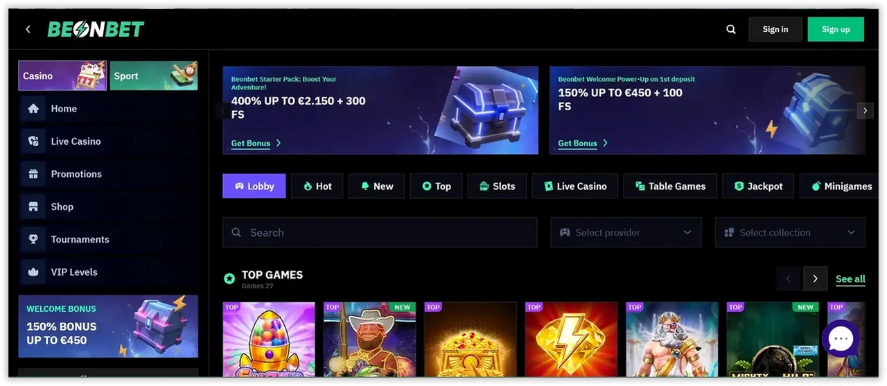Beonbet Casino Casino